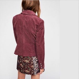 Free People Jackets & Coats - FREE PEOPLE Byron Corduroy Blazer Mulberry NWT Free People Jackets & Coats - FREE PEOPLE Byron Corduroy Blazer Mulberry NWT